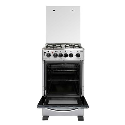 Cocina A Gas Híbrida 4 Quemadores + Horno Eléctrico 58 lt Ch-540Ni