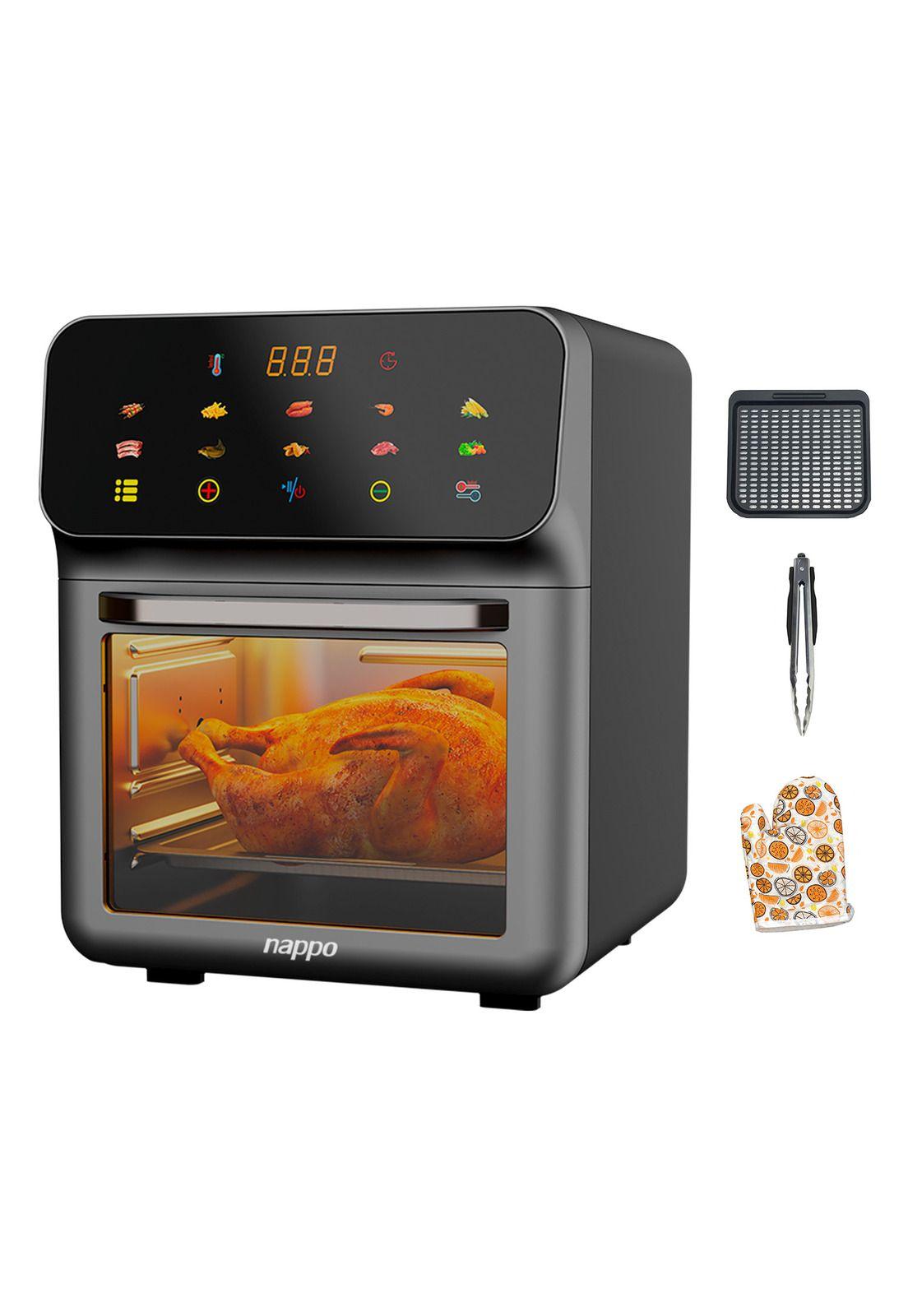 FREIDORA DE AIRE NAPPO DIGITAL XL 10L LITROS CON VISOR 1350W