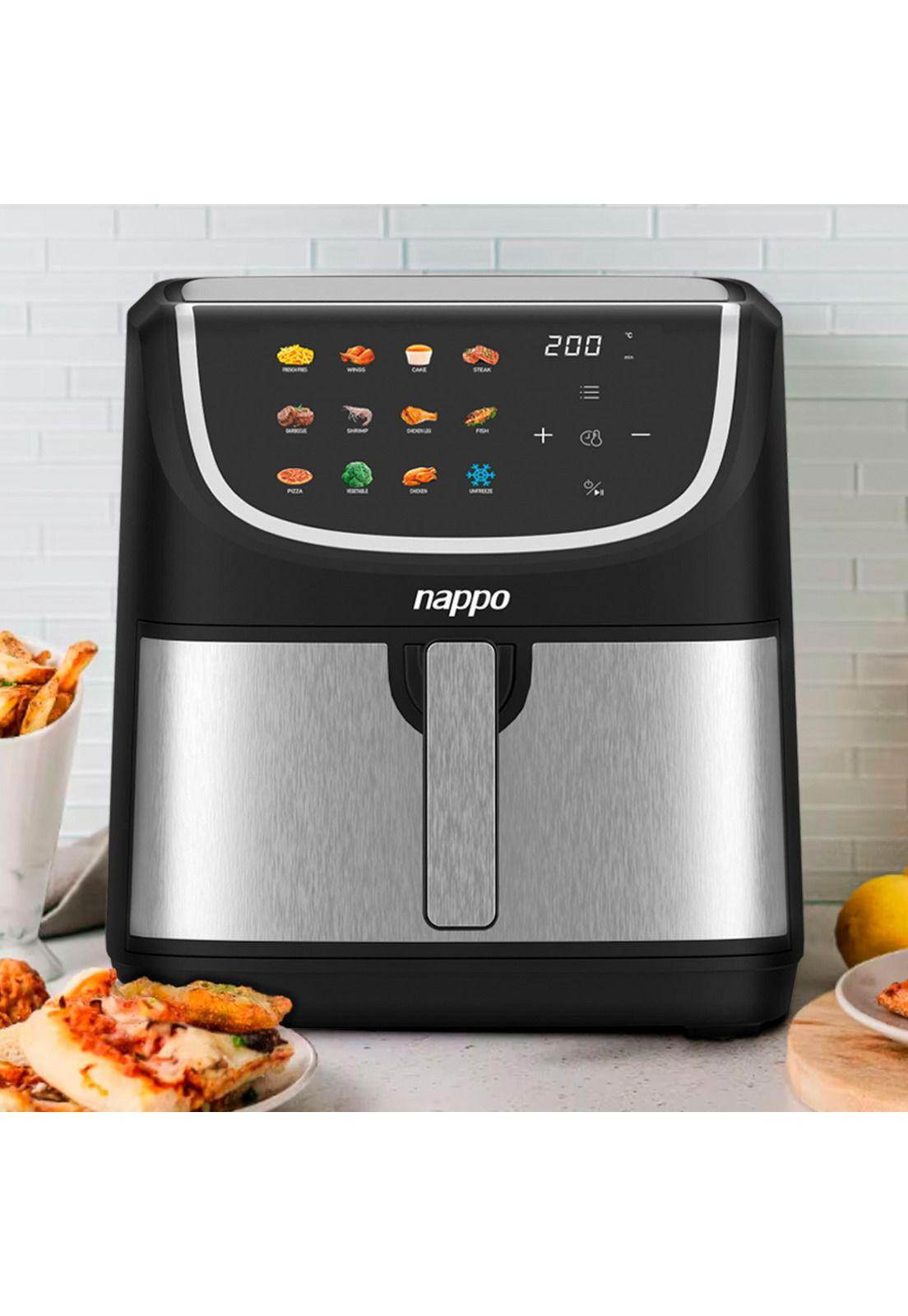 Freidora de Aire Nappo Digital 8 Litros 1800W Pantalla Touch