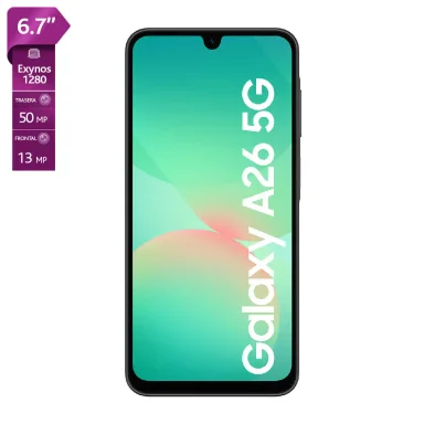 Smartphone Samsung Galaxy A26 / 5G / 128 GB / Negro / Liberado