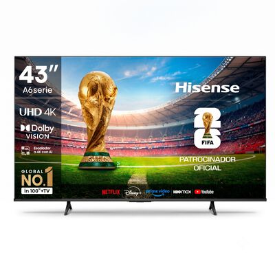 LED 43" Hisense 43A6NV Smart TV Ultra HD 4K