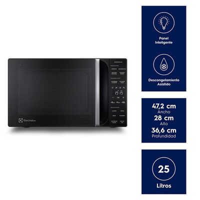 Microondas Electrolux ME25N 25 litros negro