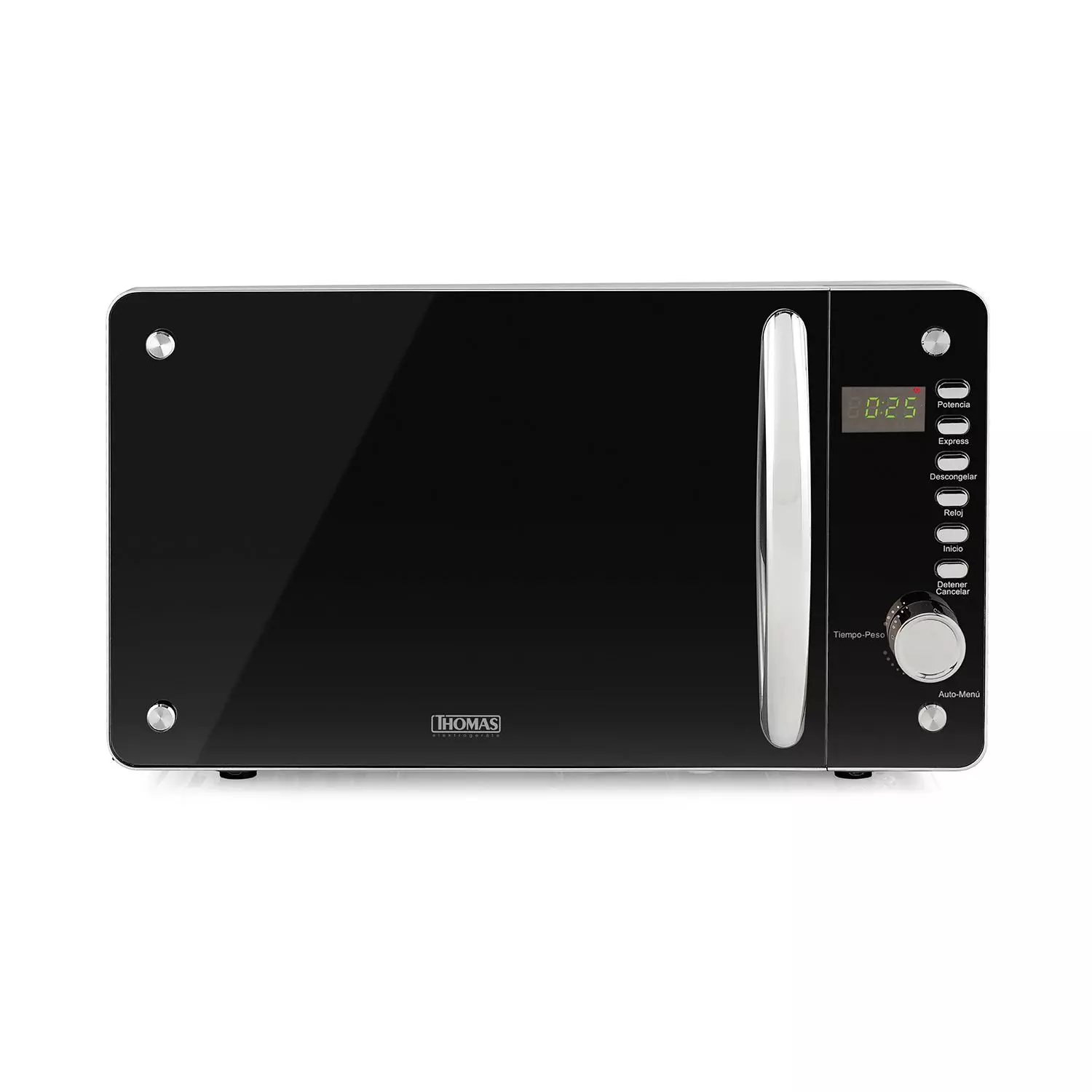 Microondas Electrico 20L 800W Negro Gris TH-20DM