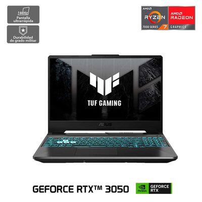 Notebook Gamer ASUS TUF Gaming A15 FA506 Ryzen 7 8GB DDR5 512GB 15.6" NVIDIA® GeForce RTX 3050