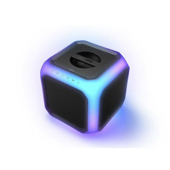 Parlante Bluetooth Philips Fiesta Cubo Tax7207Bk