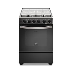 Mademsa Cocina a Gas 4 Platos Horno Vapor y Temporizador FM4TPC Negra