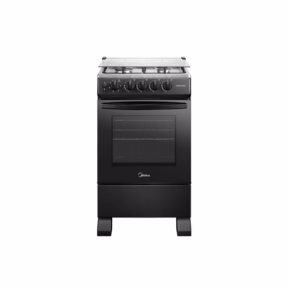 Cocina a Gas 4 Platos Inox MFO-MG20TCSSLBK