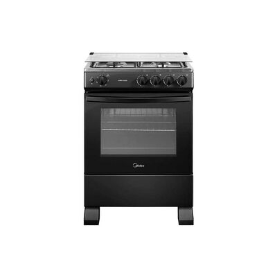 Cocina a Gas 4 Quemadores 24 pulgadas Negro MFO-MG24TCSSLBK