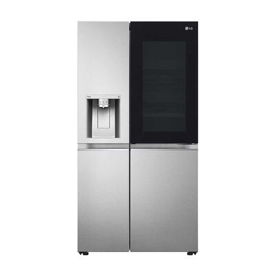 REFRIGERADOR SIDE BY SIDE LG GS66SXNC 635L NO FROST PLATA