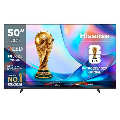 Smart TV QLED 50" Hisense 4K VIDAA 50QD5SV