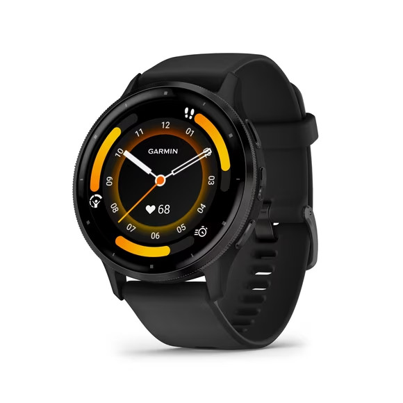 Smartwatch Garmin Venu 3 GPS 45mm Bisel Acero Negro AMOLED