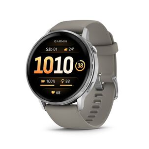 SMARTWATCH VENU 4 (45MM) BLACK W/ SILVER GRAY GARMIN
