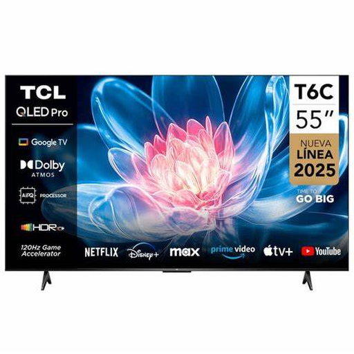 TCL 55” QLED 4K UHD Google TV 55T6C