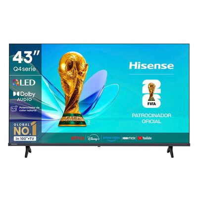 Smart TV QLED 43" Hisense FHD VIDAA 43Q4SV