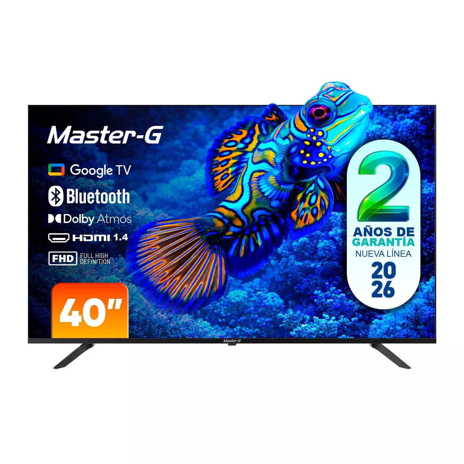 Smart TV Led 40" Google TV Full HD Bluetooth MGG40FFK5