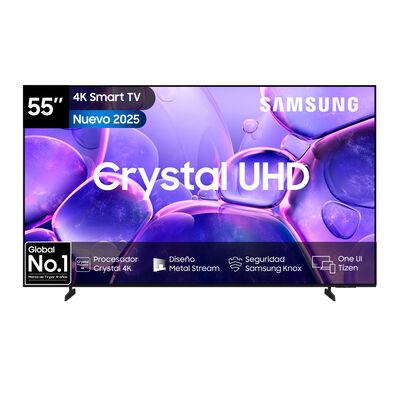 Samsung 55” Crystal UHD U8000F 4K Smart TV 2025