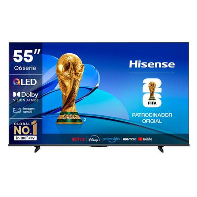 QLED 55" Hisense Ultra HD 4K 55Q6QV