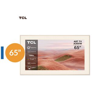 Smart TV QLED TCL 65" 4K Art TV A300W